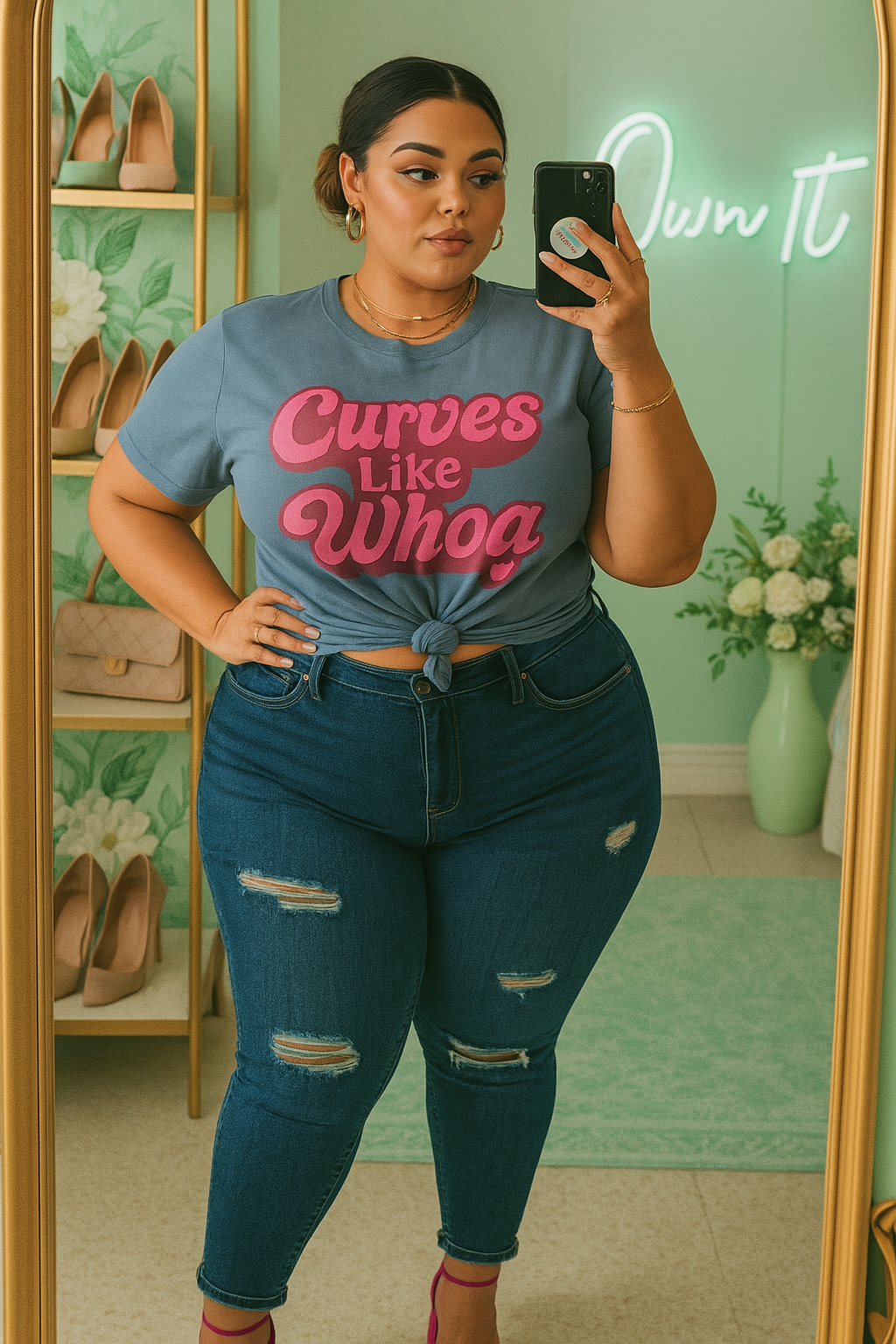 Curves Like Whoa Tee