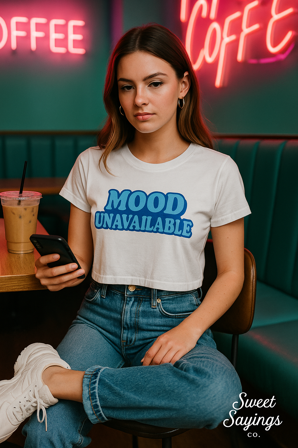 Mood Unavailable Crop Top