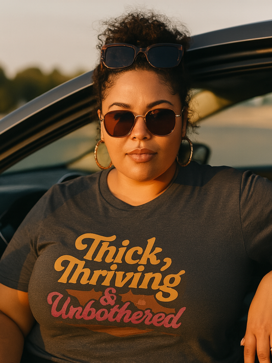 Thick, Thriving and Unbothered Tee