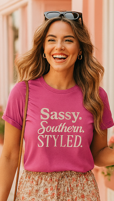 Sassy. Southern. Styled Tee
